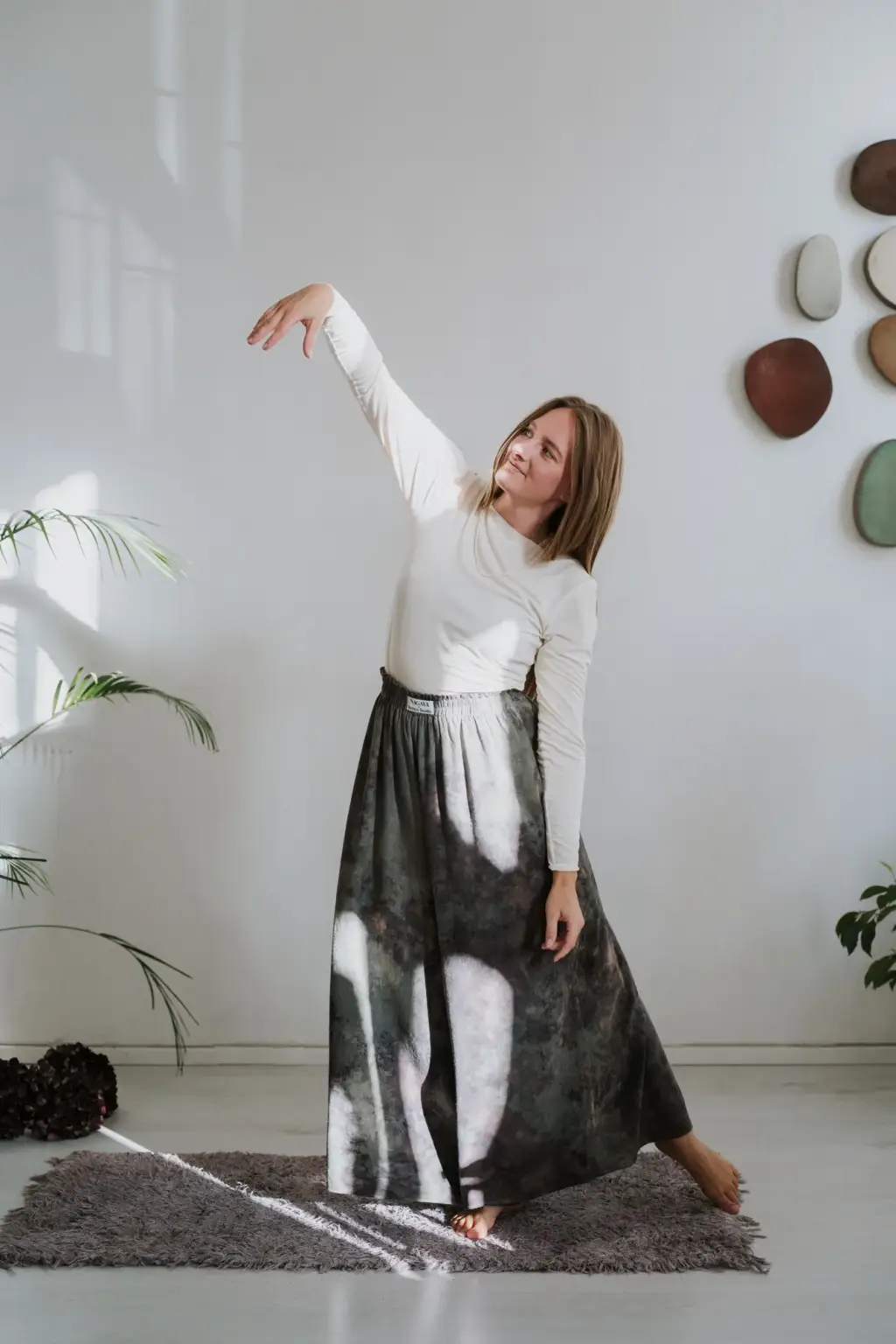 Cloud 99 Silk Pants: Deep Forest