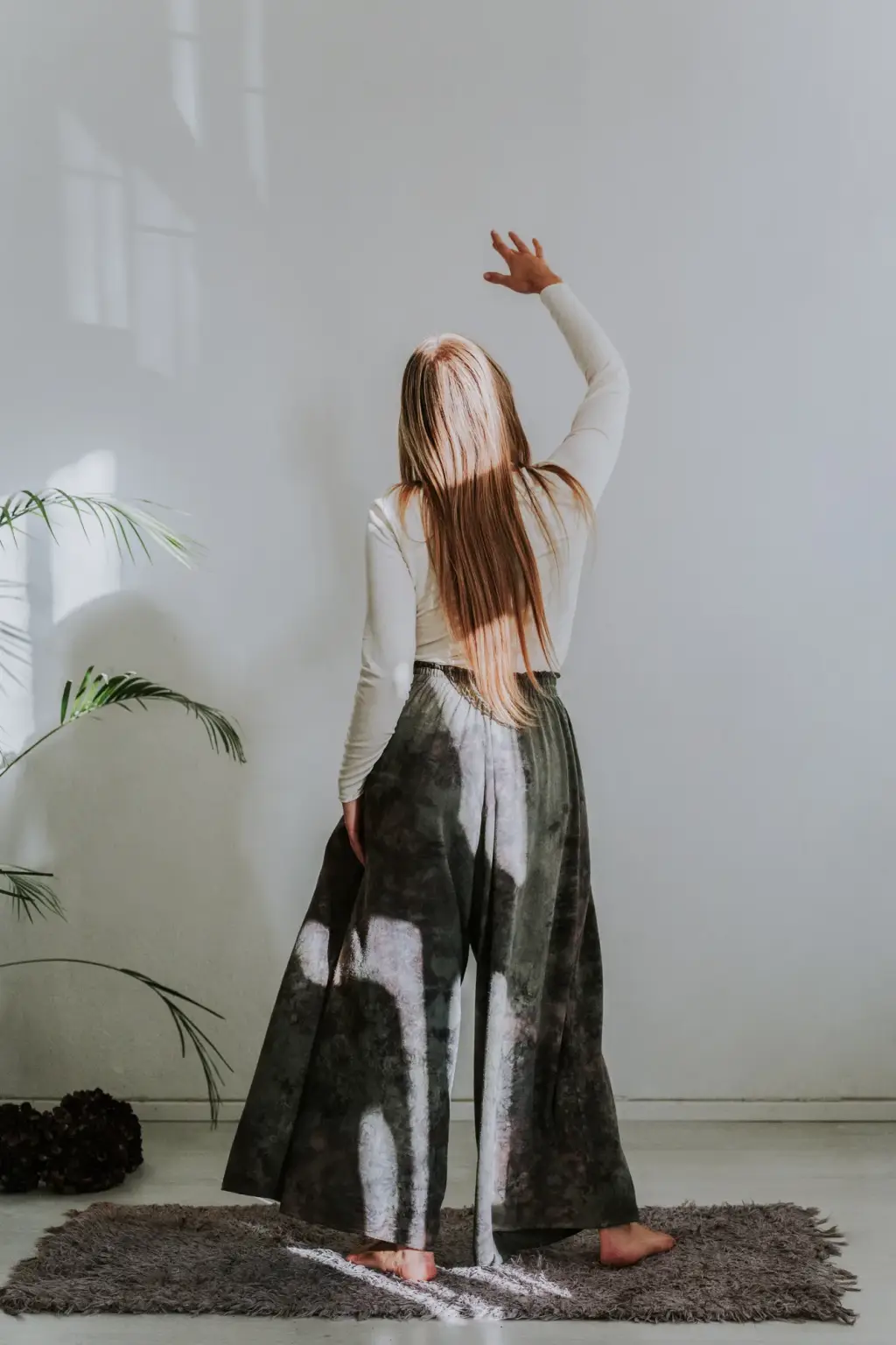 Cloud 99 Silk Pants: Deep Forest