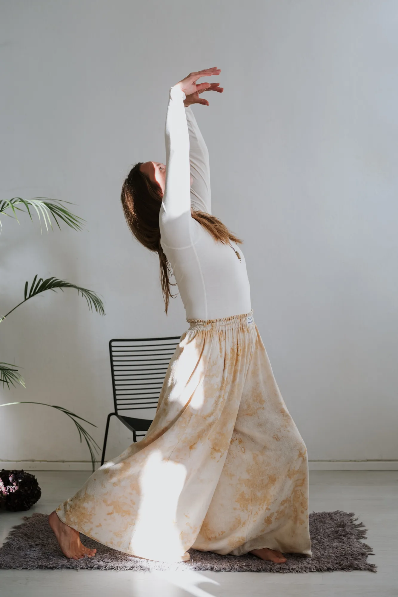 Cloud 99 Silk Pants: Grounding