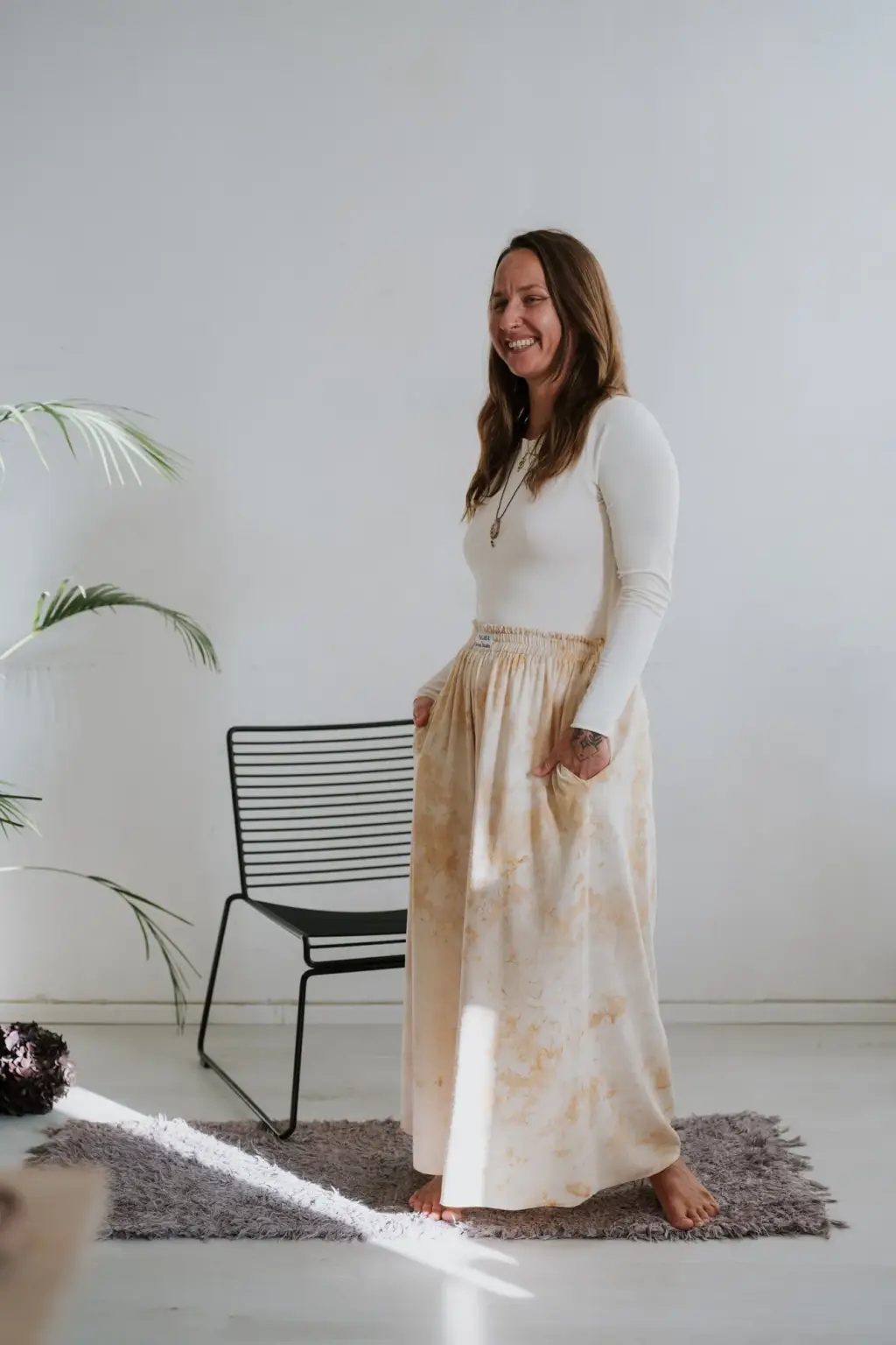 Cloud 99 Silk Pants: Grounding