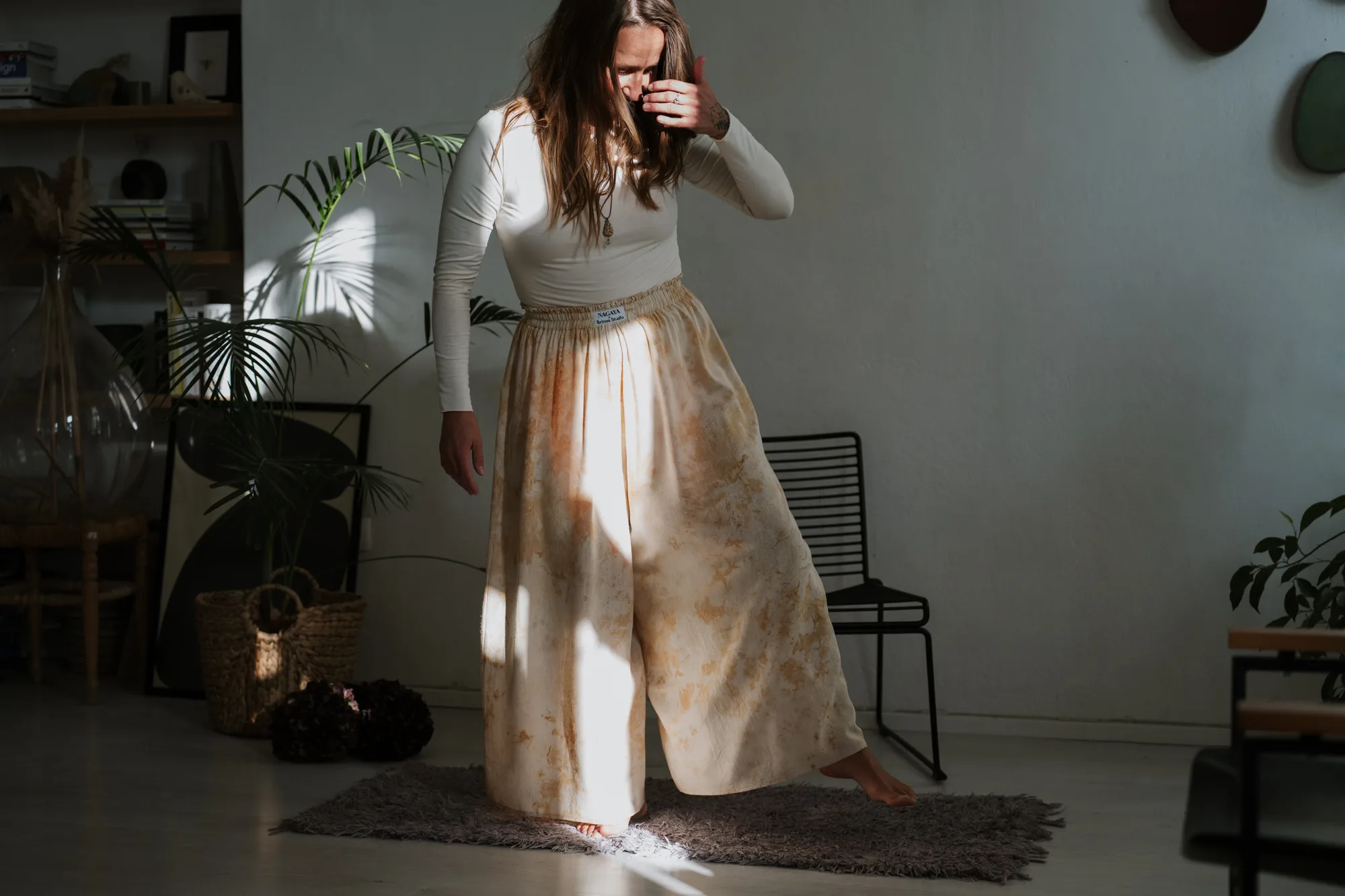 Cloud 99 Silk Pants: Grounding