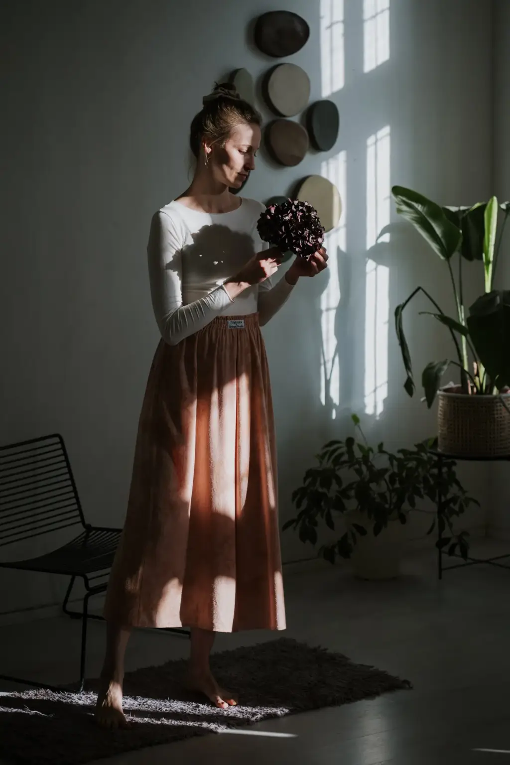Cloud 99 Silk Pants: Pink Ground