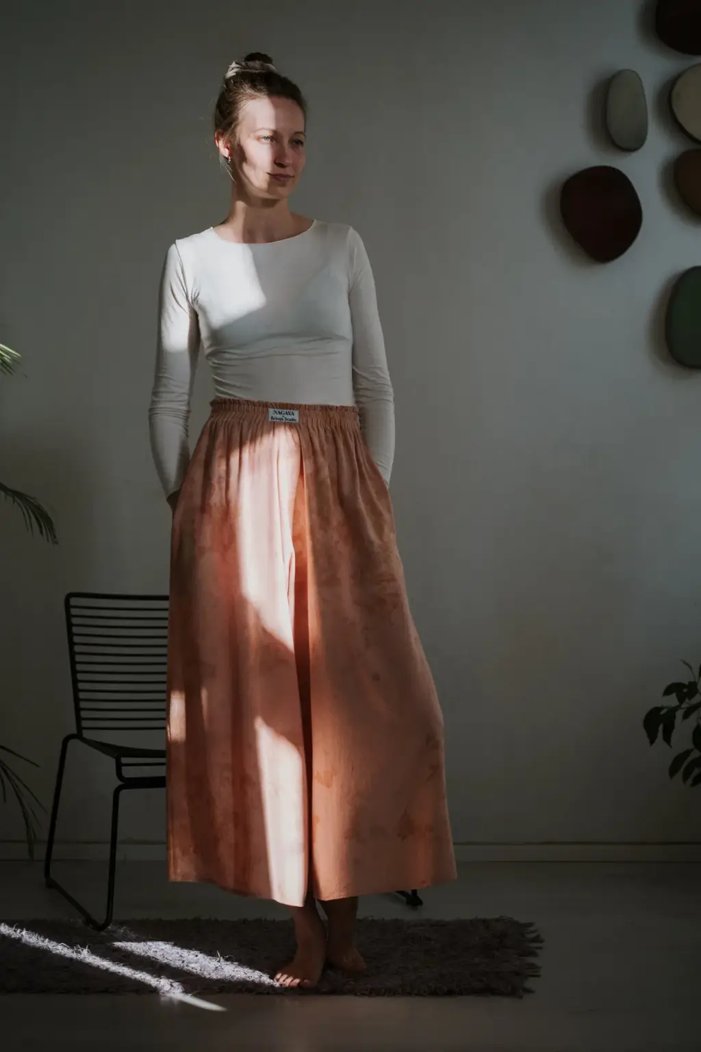 Cloud 99 Silk Pants: Pink Ground