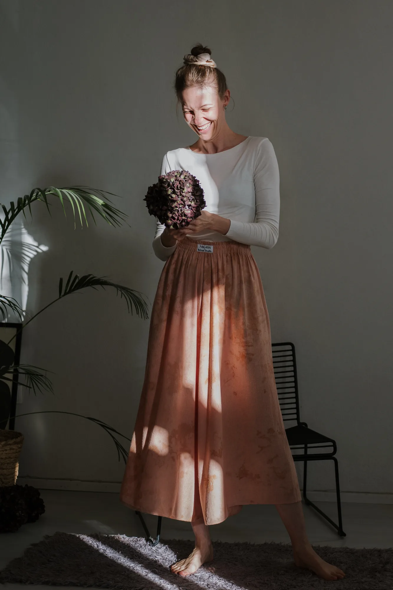 Cloud 99 Silk Pants: Pink Ground